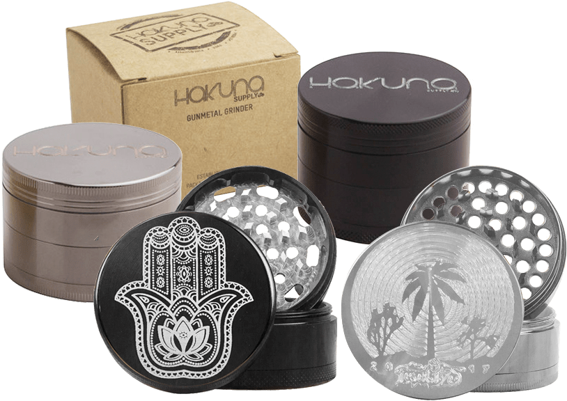 Hakuna Original Grinder - Silver (974x973), Png Download