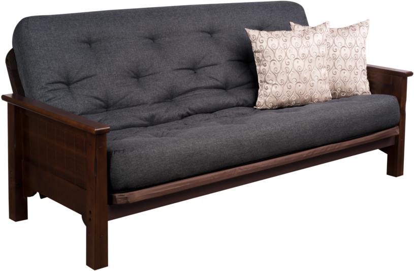 Willowcreek Gray Anglecc - Futon (1000x668), Png Download
