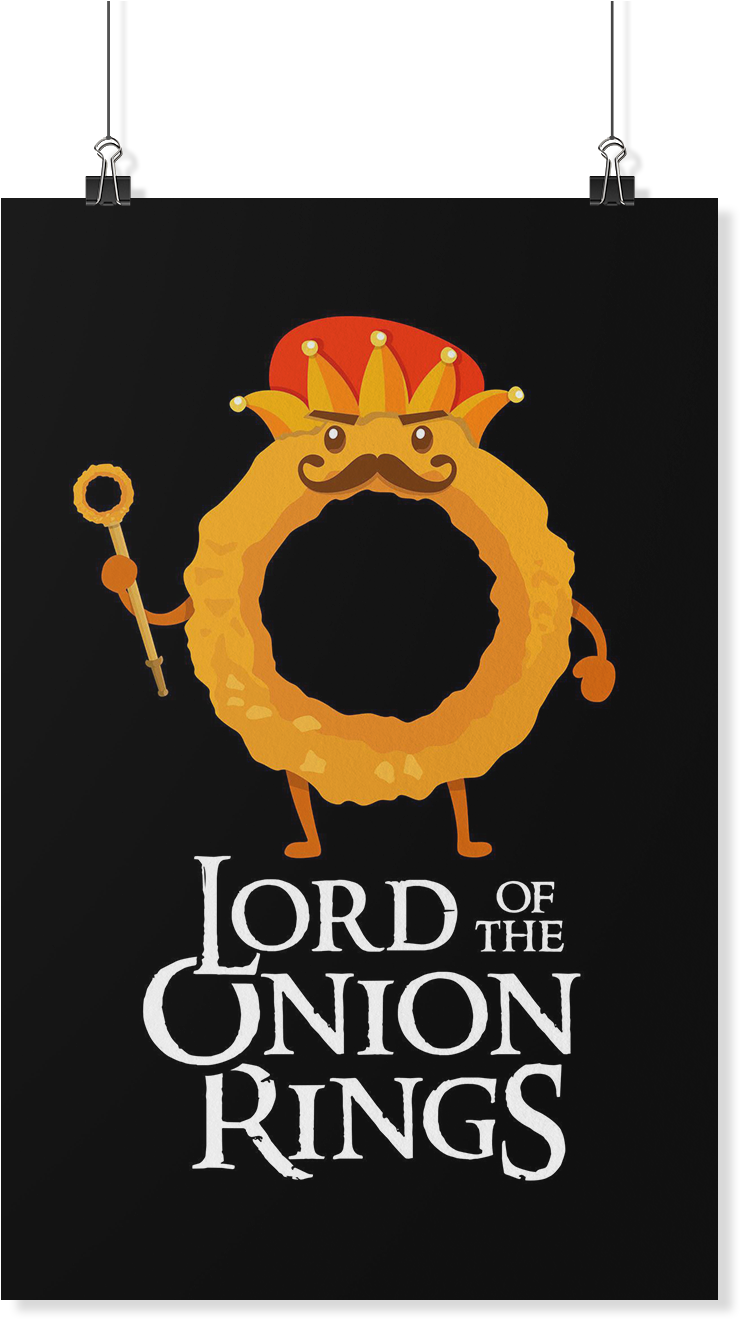 Lord Onion Rings - Poster (2000x2000), Png Download