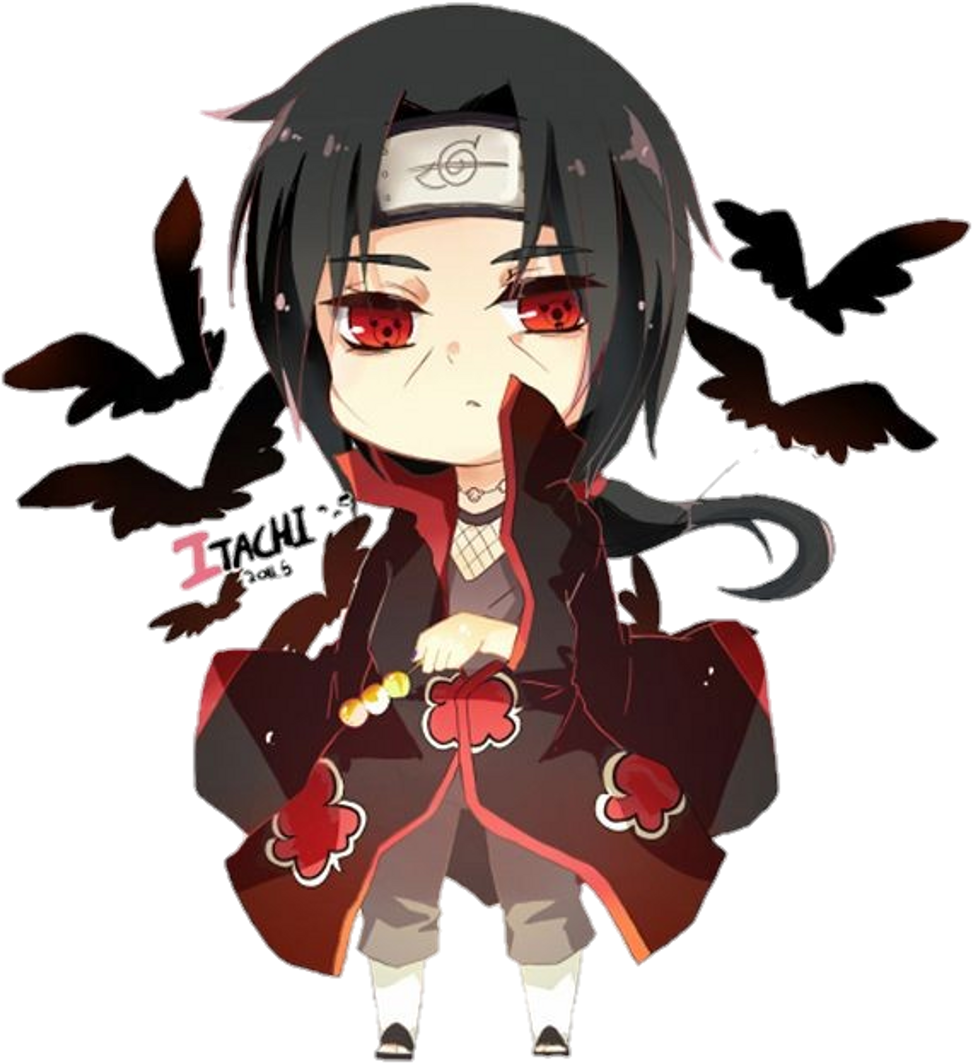 Itachiuchiha Sticker - Itachi Uchiha Chibi (1024x1094), Png Download