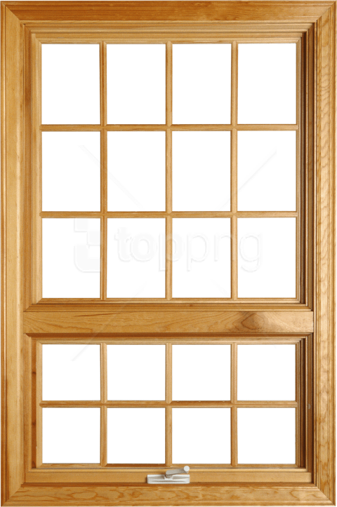 Download Window Png Images Background - Wood Frame Window Png (480x723), Png Download