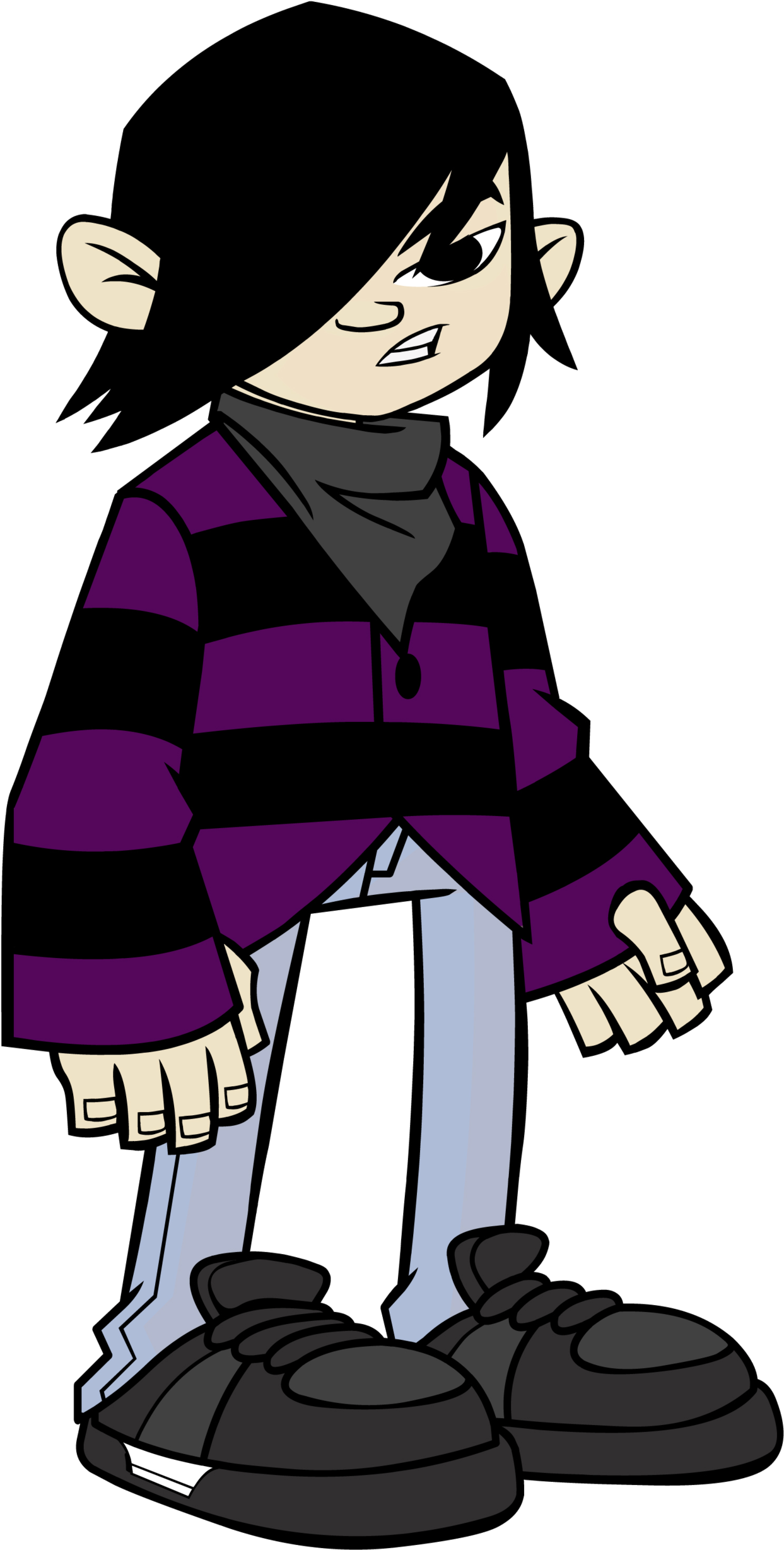 Crys Wild Grinders Wiki Fandom Powered By - Cartoon Emo Cool Boy (2000x2500), Png Download