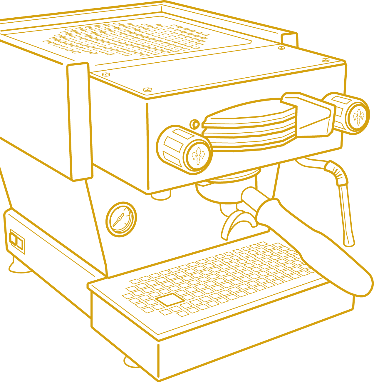 The Mini Things Matter - La Marzocco Linea Mini Blue Print (1440x1733), Png Download