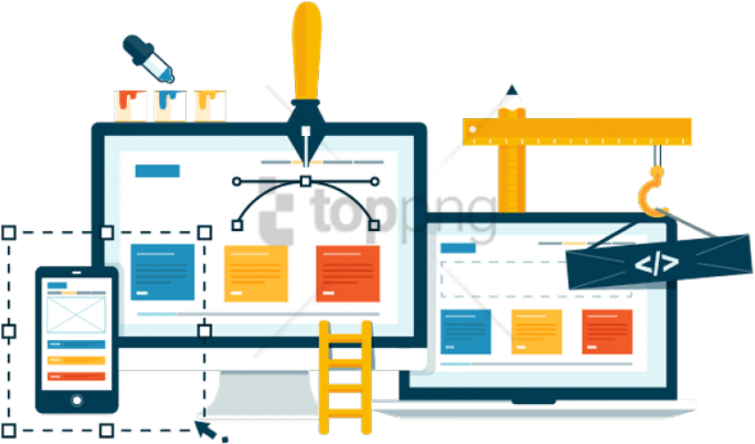 Free Png Download Creative Web Design Banner Png Images - Creative Web Design Banner (850x500), Png Download