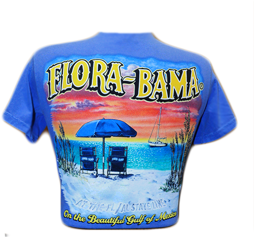 Flora Bama Beach Chairs T Shirt - Active Shirt (672x480), Png Download