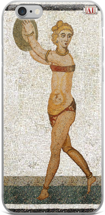 "bikini Girl" Mosaic Iphone Case - Roman (1000x1000), Png Download