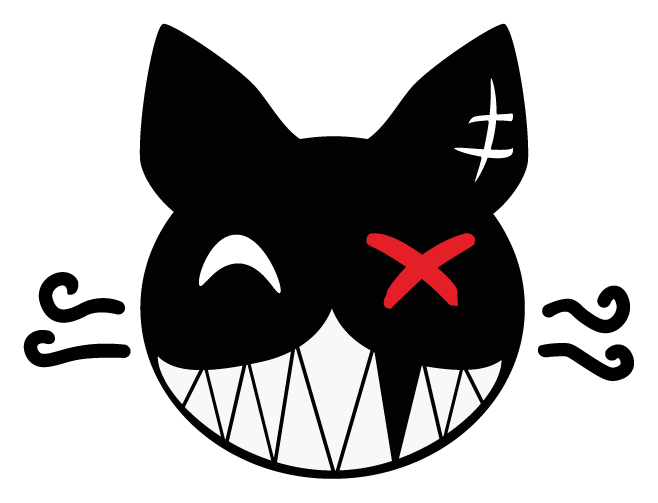 Cat Yawns (658x503), Png Download