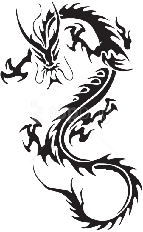 Free Png Download Dragon Clipart Png Photo Png Images - Dragon Tattoo Transparent Background (480x777), Png Download