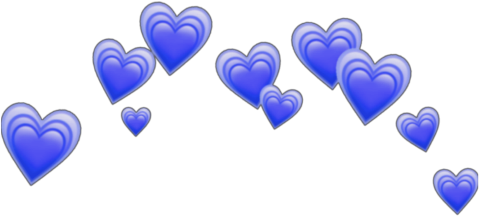 Sticker By 宇宇 - Emoji Heart Crown Png (1024x1024), Png Download