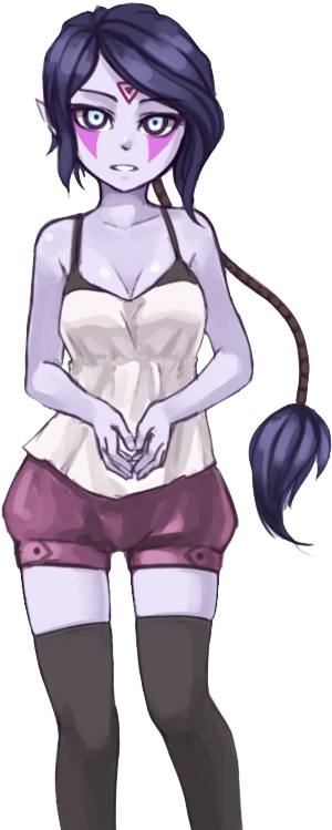 Yeah, I Know But Is There An Anime Character Stronger - Dota 2 Templar Assassin Cute (477x800), Png Download