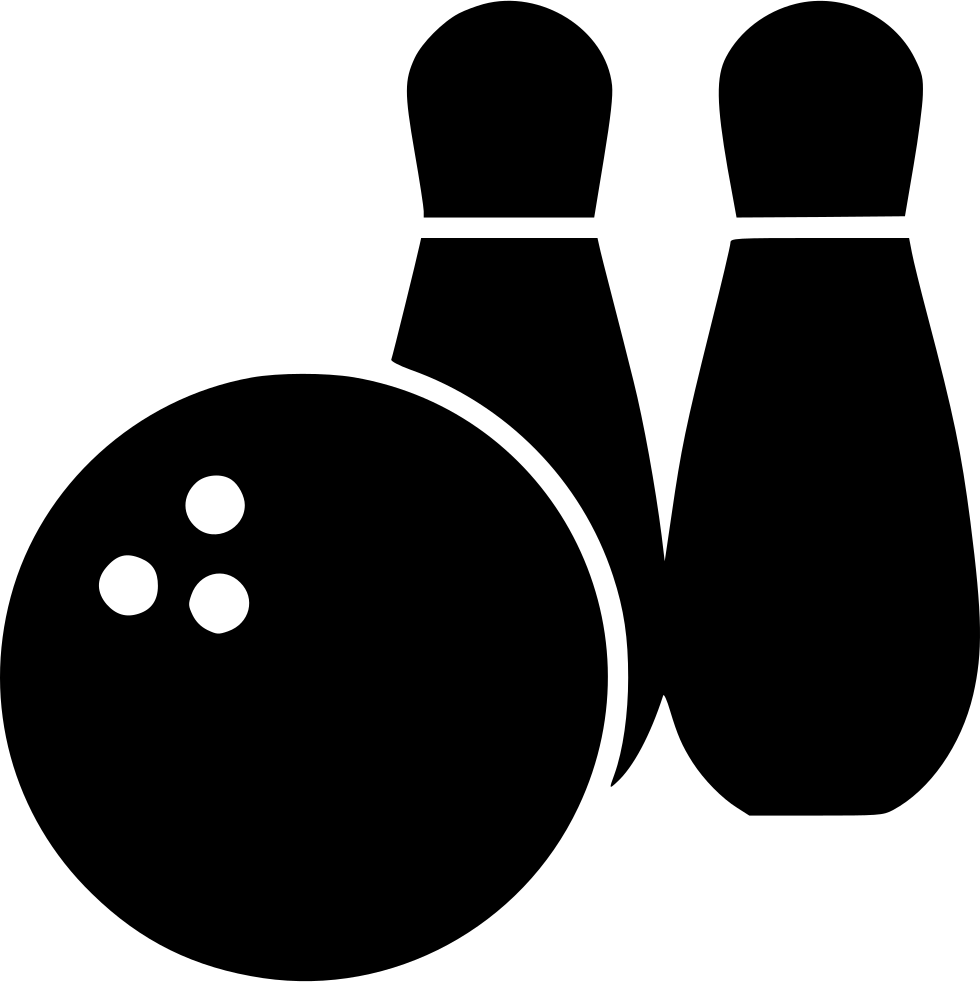 Image Free Stock Bowling Svg Event - Ten-pin Bowling (980x982), Png Download