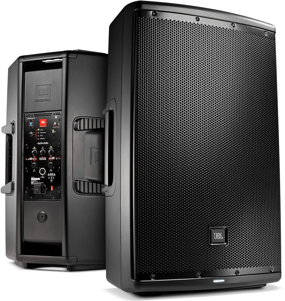 Jbl Eon615-front Back - Eon 615 Jbl (1024x1053), Png Download