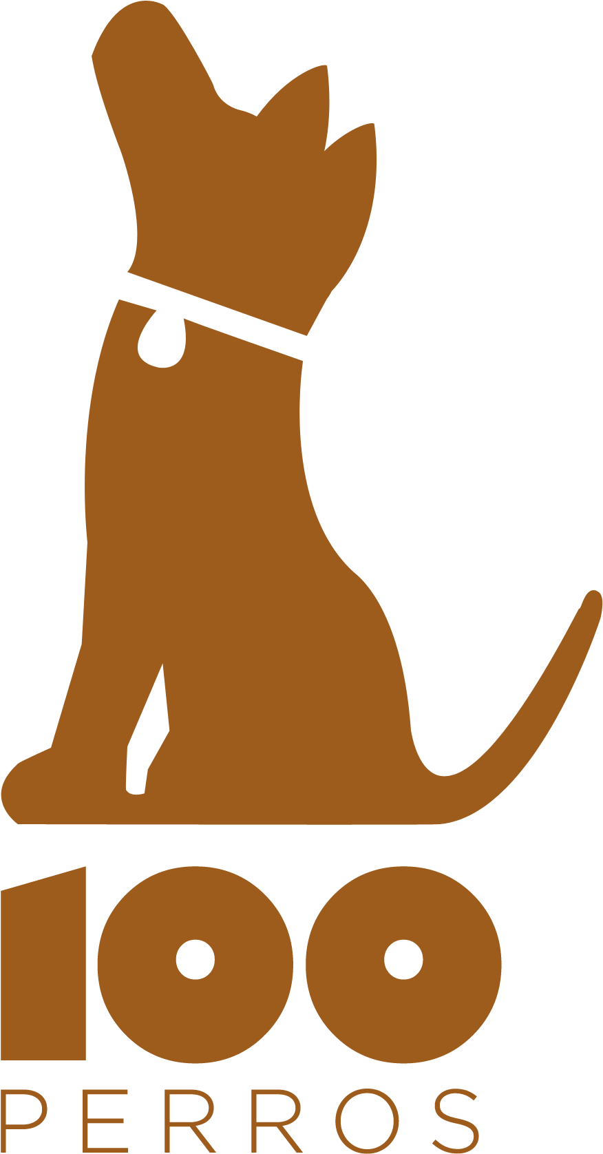 Logo-100perros - Logo De Perritos Png (1001x1706), Png Download