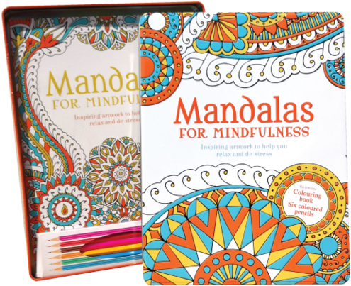 Mandalas For Mindfulness - Art Paper (600x600), Png Download