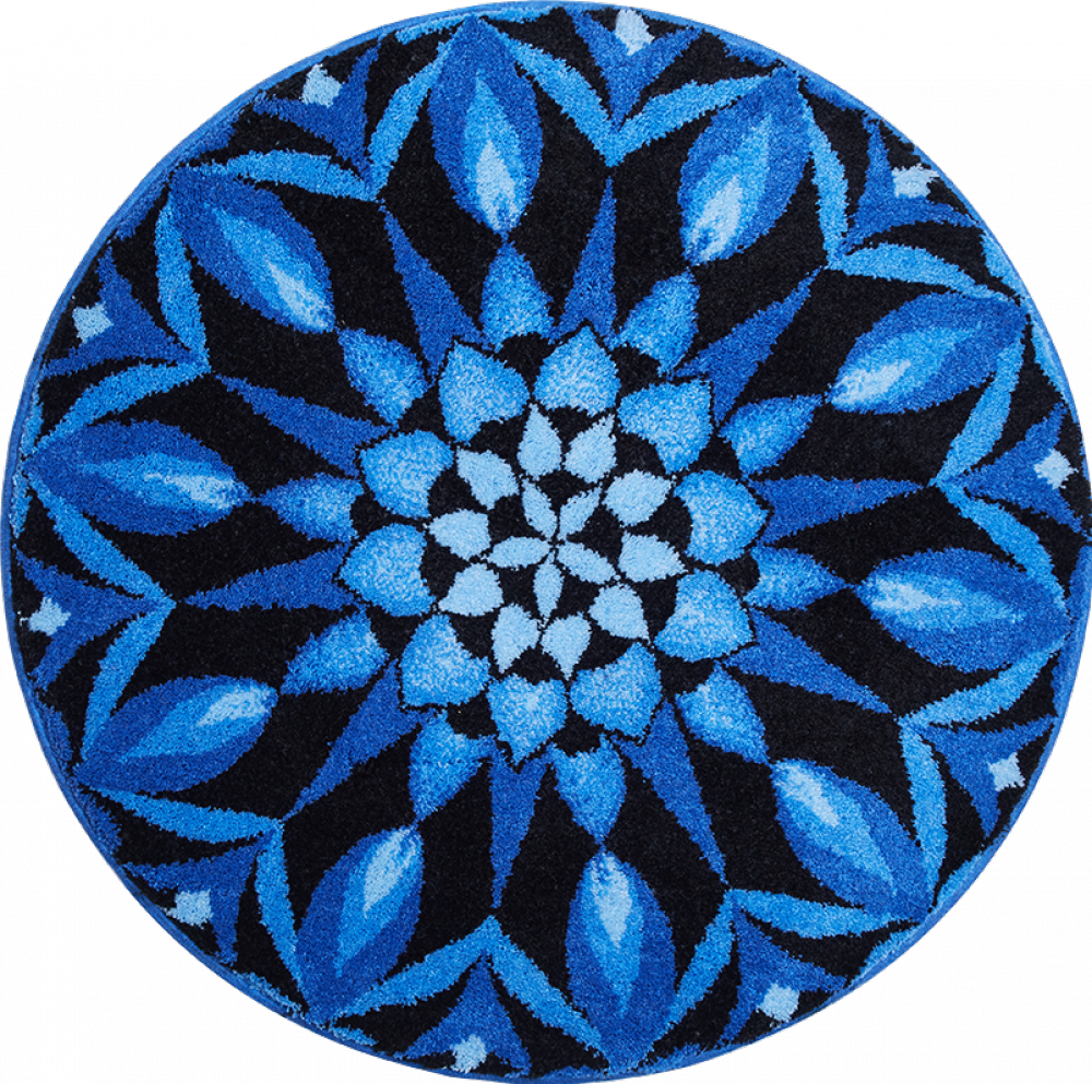 Mandala Cognition, Blue Mandala Cognition, - Carpet (1000x993), Png Download