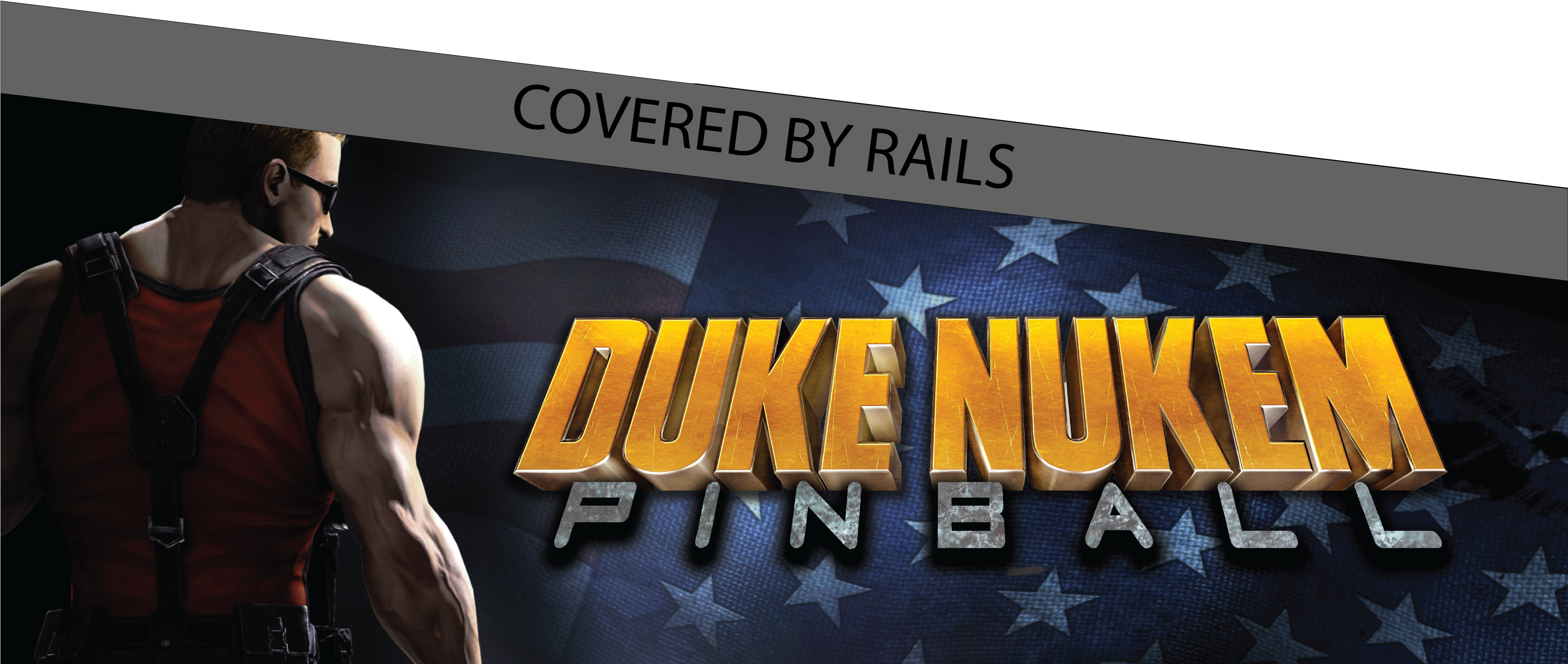 Duke Nukem Side Art V1 - Duke Nukem Forever (3681x1584), Png Download