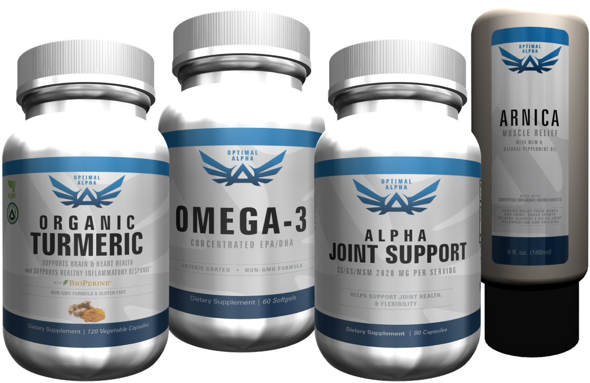 Joint & Muscle Recovery Stack - Bottle (1280x1182), Png Download