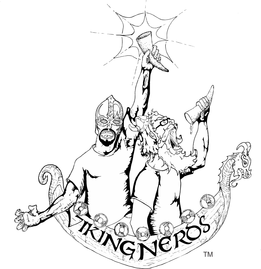 Click The Viking Nerds Logo To Visit The Section Of - Cartoon (833x858), Png Download