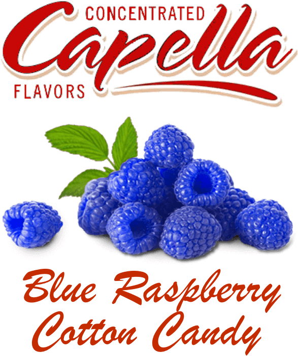 Blue Raspberry Cotton Candy By Capella Flavor Drops - Frutti Di Bosco (600x720), Png Download