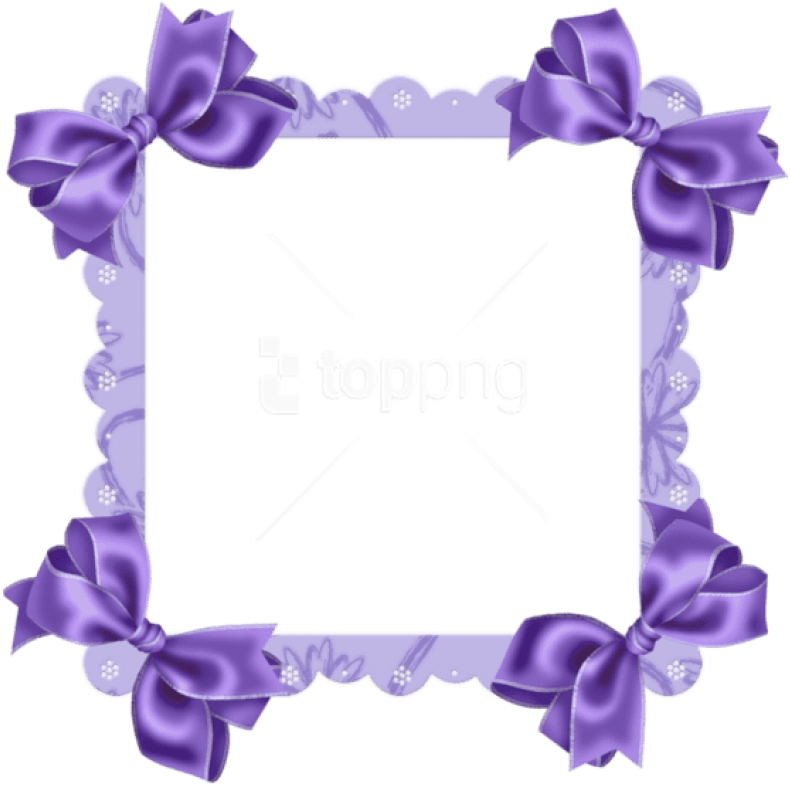 Free Png Best Stock Photos Purple Transparent Frame - Transparent Border Purple Frame Png (850x848), Png Download