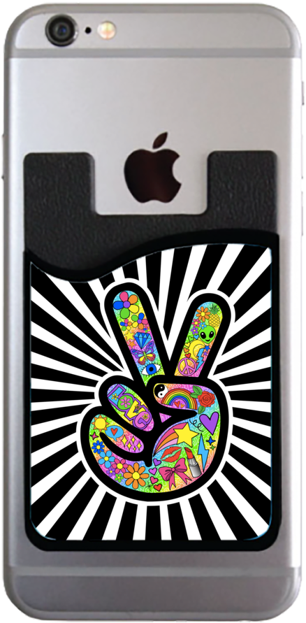 Peace Sign Starburst Card Caddy - Che Guevara (741x1024), Png Download