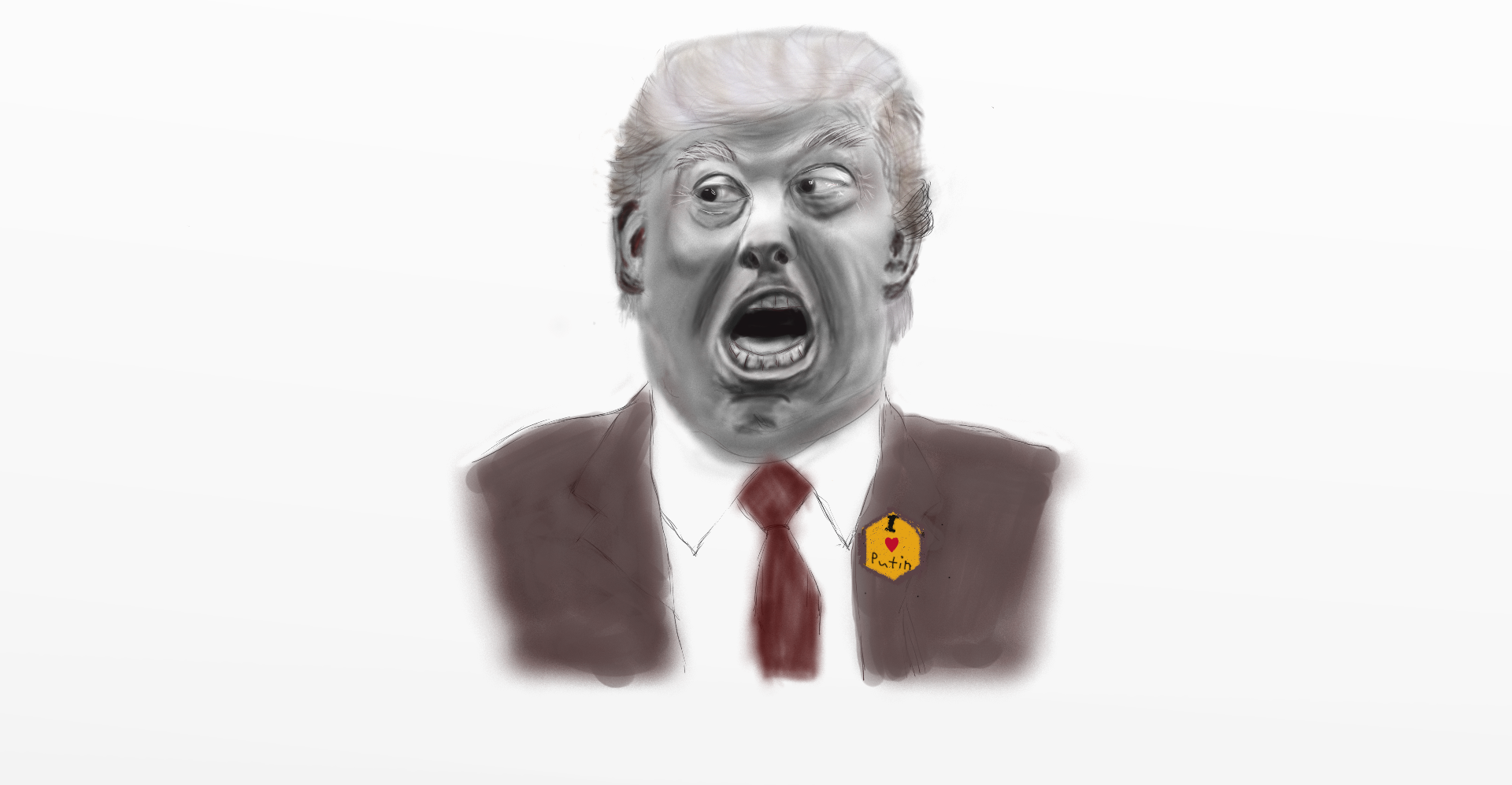 Trump, The New One - Illustration (1920x997), Png Download