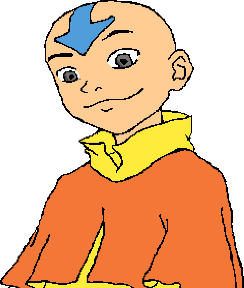 It's Aang - Cartoon (1200x1200), Png Download
