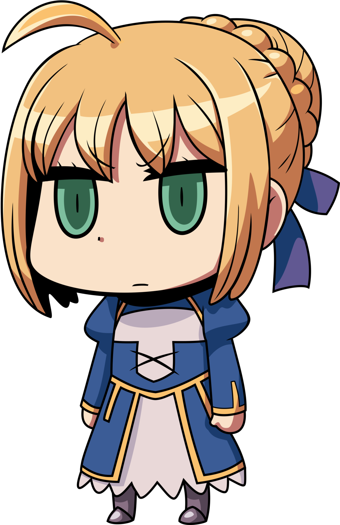 “ Chibi Arturia Vector For All Your Transparent Chibi - Saber Learning With Manga (1280x1705), Png Download