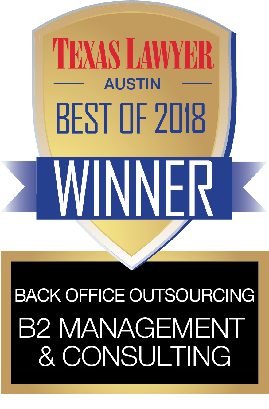Texas Lawyer Best Of Austin Award Back Office Outsourcing - Lawyer (915x1352), Png Download
