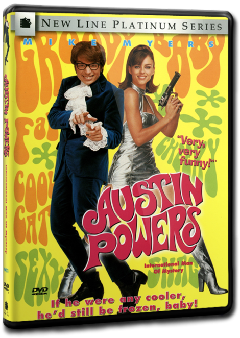 Austin Power 1 Dvd (500x666), Png Download