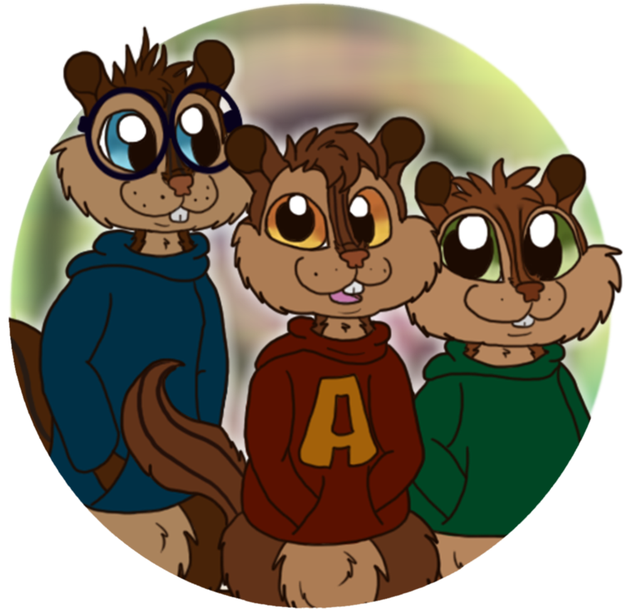 Chipmunk Clipart Chip - Cartoon (895x892), Png Download