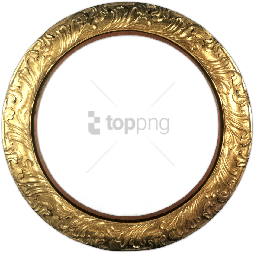 Free Png Gold Circle Frame Png Png Image With Transparent - Silver Circle Frame Png (850x837), Png Download