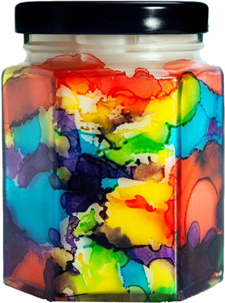 Gay Pride Rainbow Candle - Russian Candy (1000x1262), Png Download