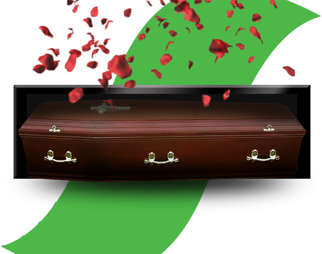 Crematoriums - Falling Rose Petals Transparent (641x506), Png Download