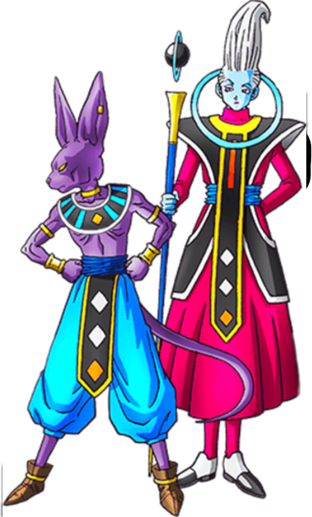 #beerus #whis #dbz #dbs #dragonballsuper - Beerus And Whis Drawing (1024x16...