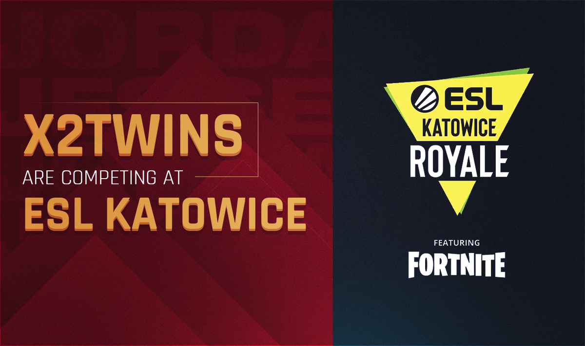 Invited To Participate In The Esl Katowice Fortnite - Graphic Design (1200x711), Png Download