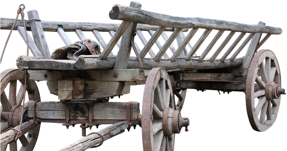 Dare, Cart, Wheels, Wood, Old, Middle Ages, Hay Wagon - Cart (960x562), Png Download