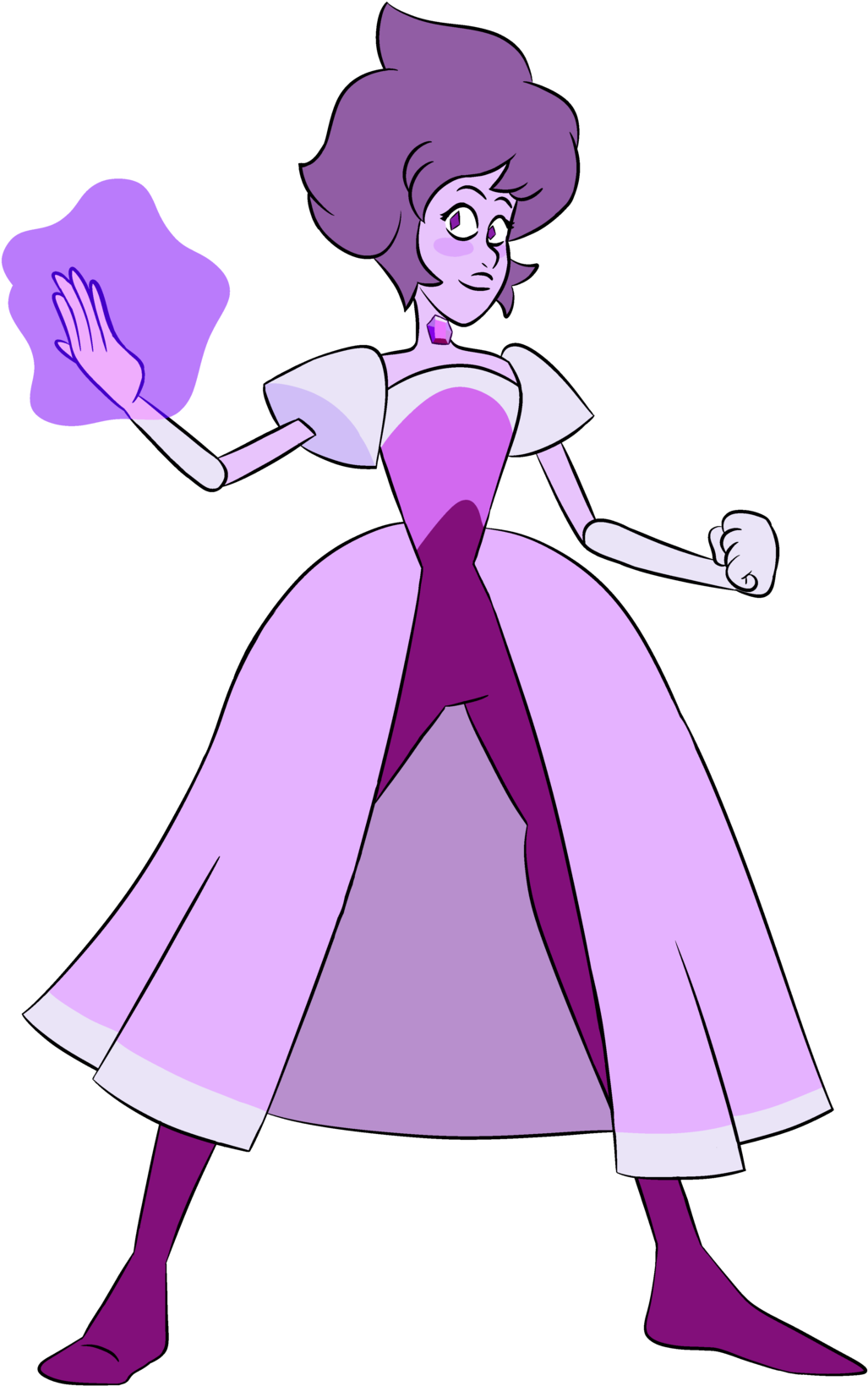 Purple Diamond - Illustration (1280x1755), Png Download