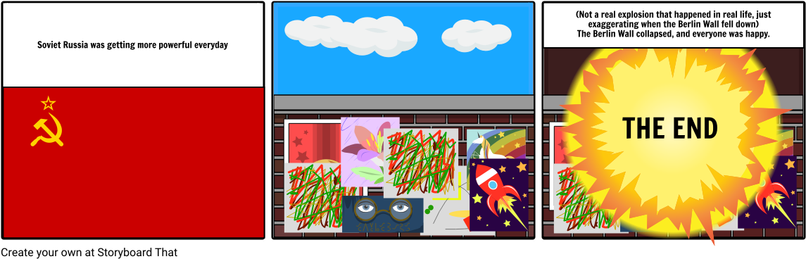 Cold War Comic Strip - Flag Of The Soviet Union (1164x385), Png Download