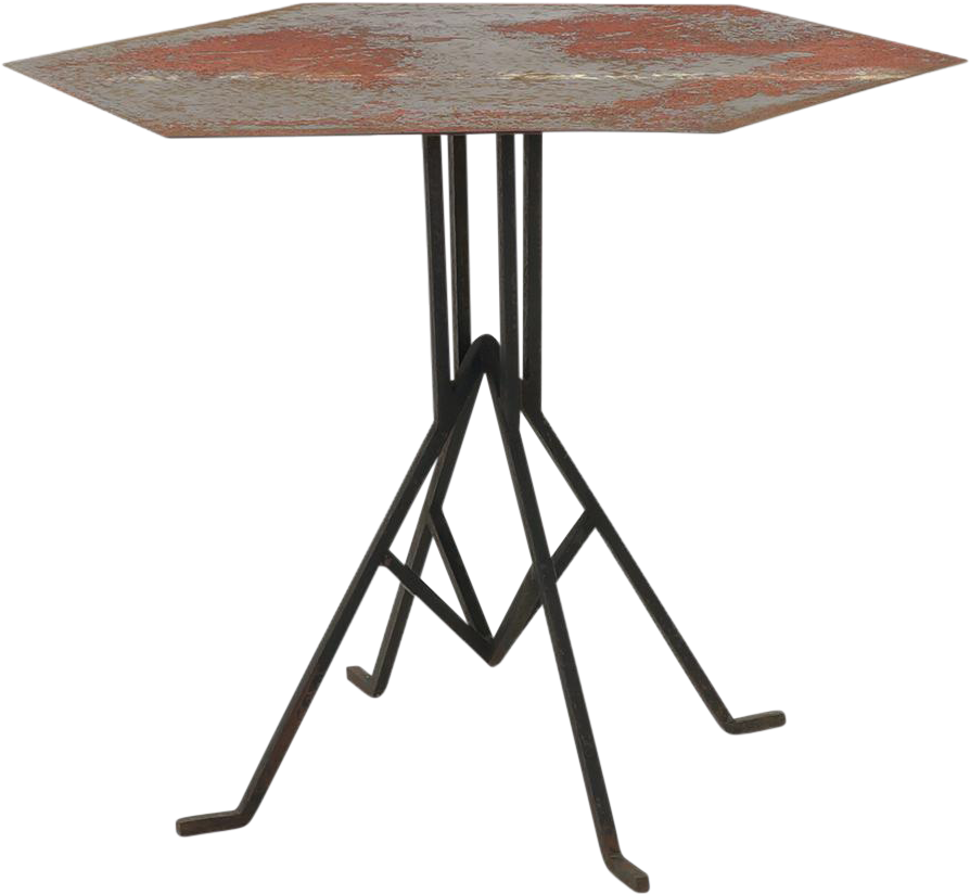 Beautifully Distressed Frank Lloyd Wright & Warren - End Table (992x914), Png Download