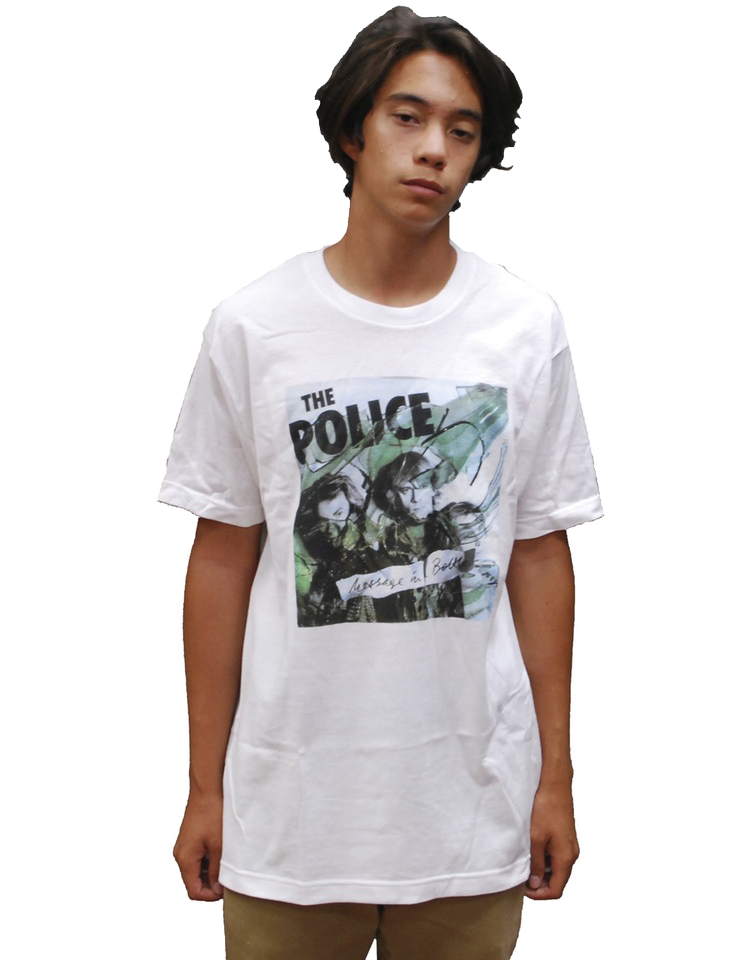 The Police "message In A Bottle" T-shirt In A Bottle - Green Lantern (773x1000), Png Download