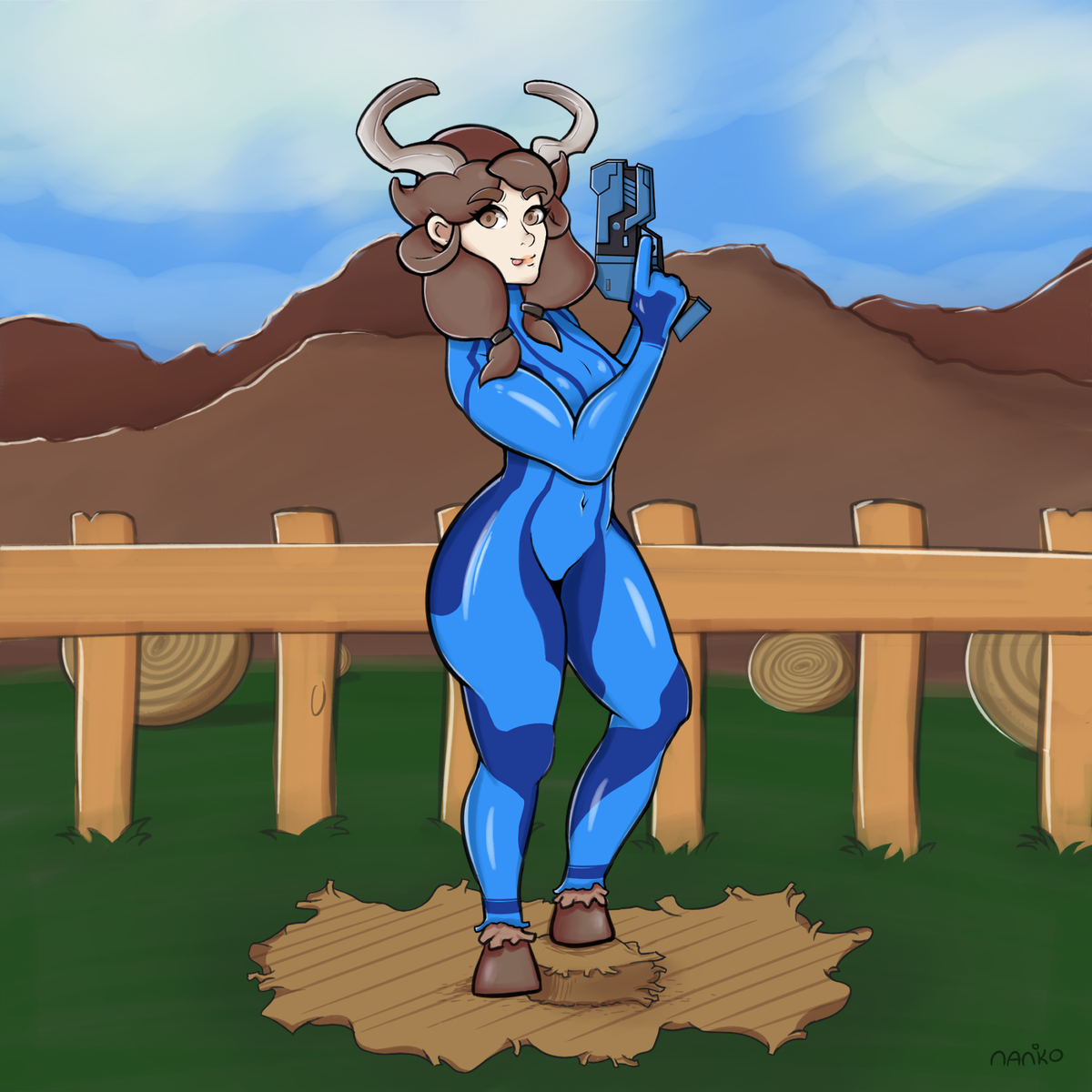 Naniko On Twitter - Cartoon (1200x1200), Png Download