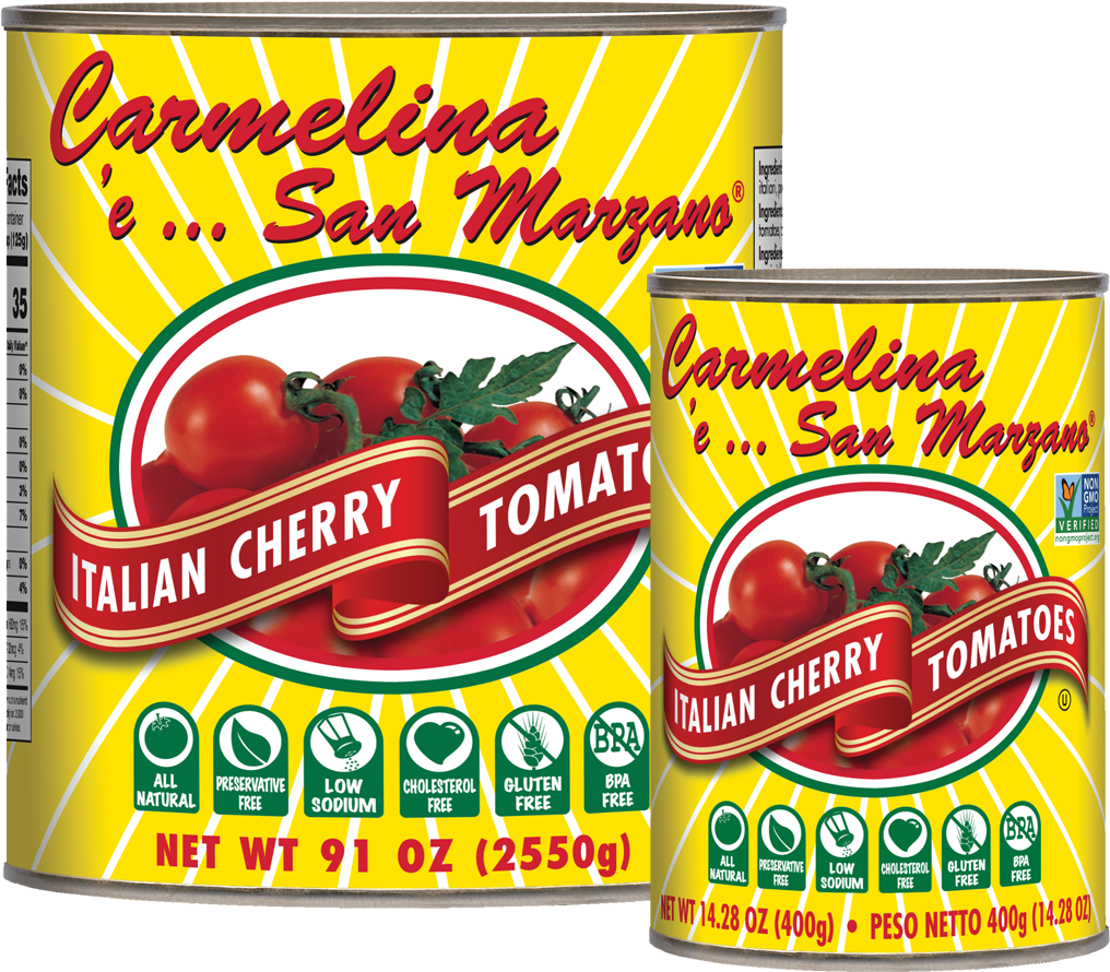 Italian Cherry Tomatoes In Puree - San Marzano Tomato (1057x909), Png Download