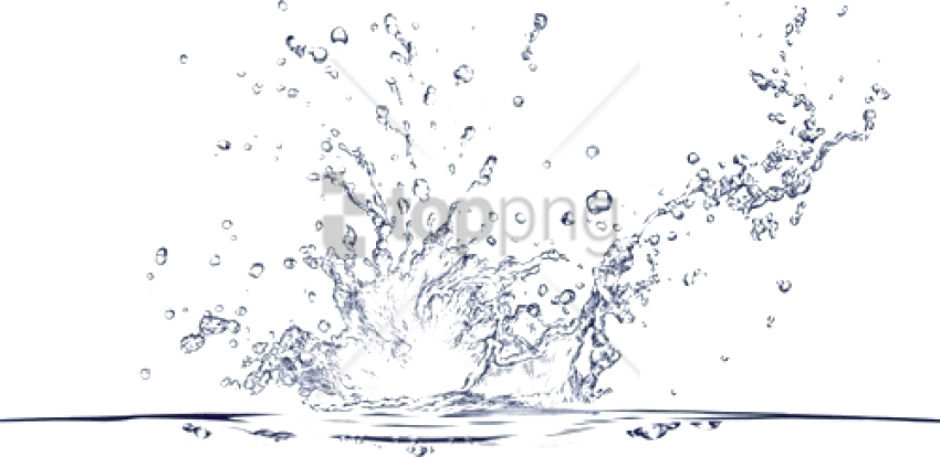 Free Png Water Splash Transparent Psd Png Image With - Water Splash Transparent Background Free (850x414), Png Download