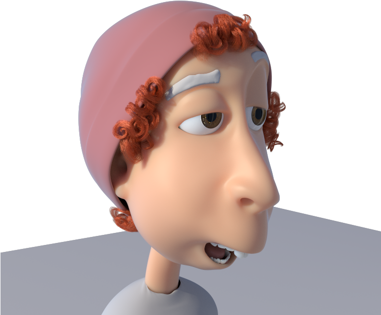 Hair03 - Figurine (1280x720), Png Download