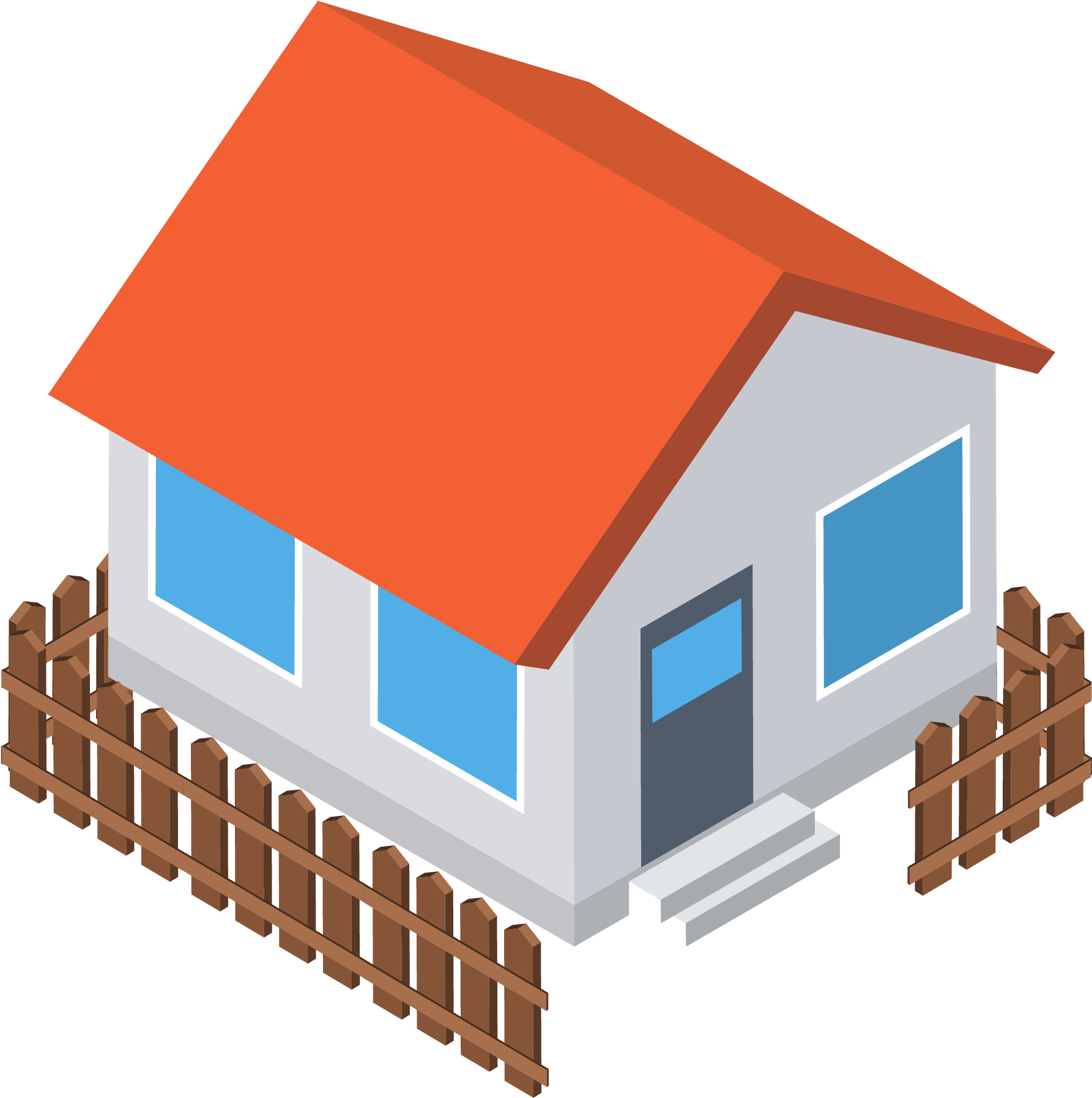 Three Dimensional Space 5d Png And Vector Image - House (2501x2501), Png Download