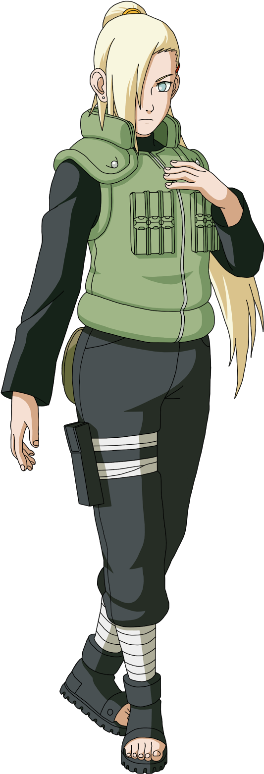 Animé Imágenes By Akatsuki Karasu - Ino Yamanaka Grande Guerra Ninja (568x1600), Png Download