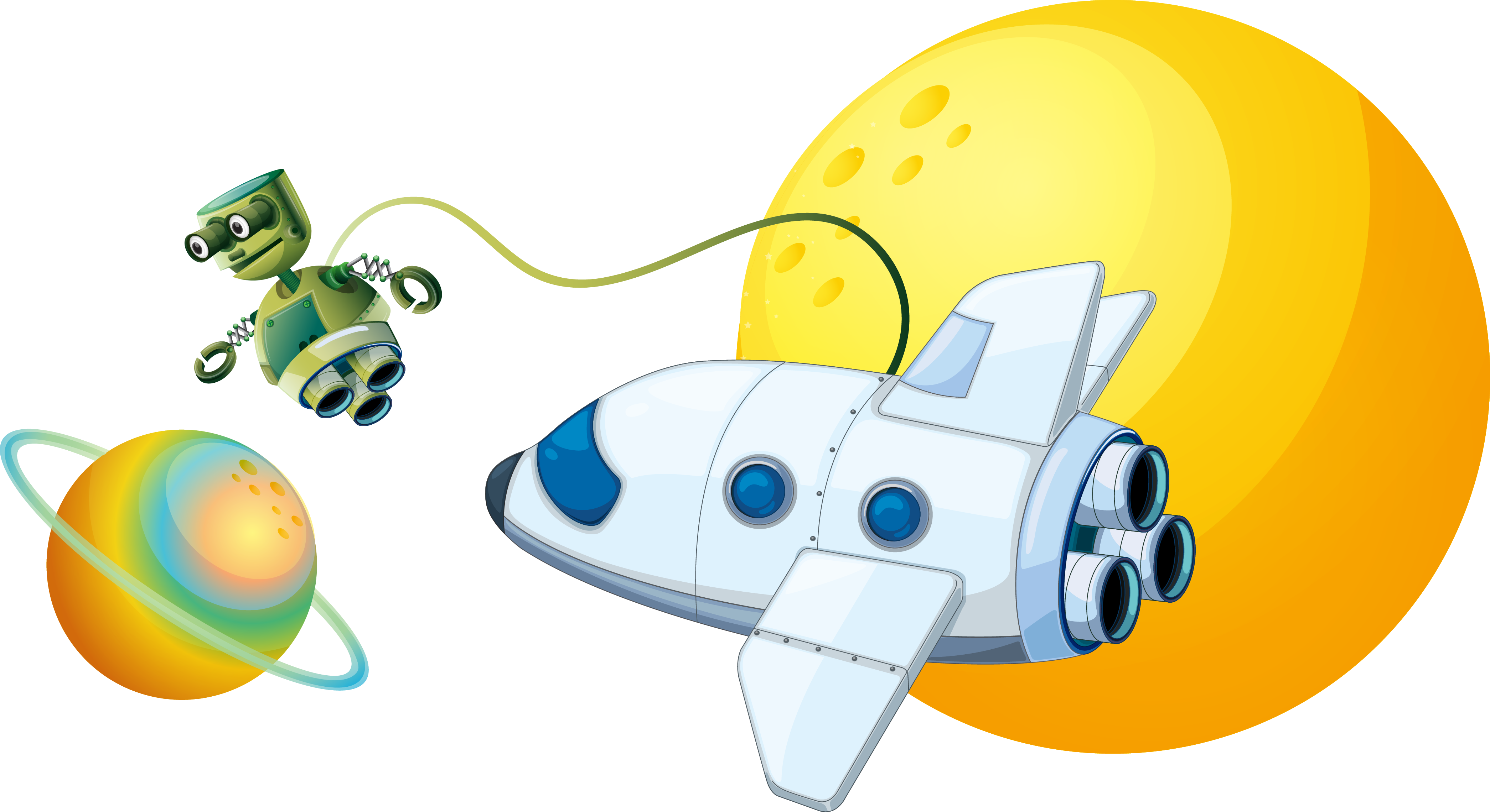 Illustration Outer Transprent Png Free Ⓒ - เครื่องบิน เล็ก ๆ Png (4182x2281), Png Download