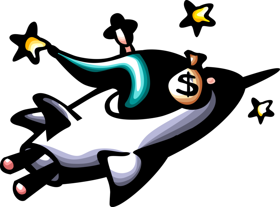 Entrepreneur Rides Rocket Ship Into Outer Space (948x700), Png Download