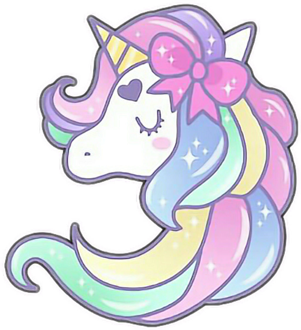 #rainbow #cute #unicorn - Kawaii Slimes And Squishies (1024x1120), Png Download